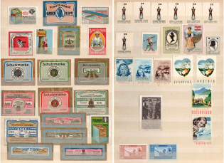 Germany, Collection of Cinderellas, Non-Postal, Labels