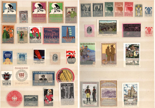 Germany, Collection of Cinderellas, Non-Postal, Labels