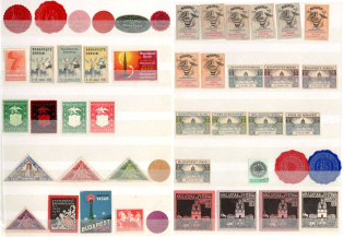 Germany, Collection of Cinderellas, Non-Postal, Labels