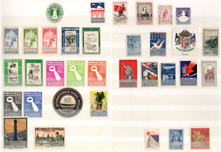 Germany, Collection of Cinderellas, Non-Postal, Labels