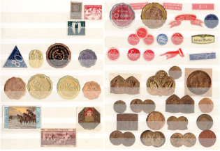 Germany, Collection of Cinderellas, Non-Postal, Labels