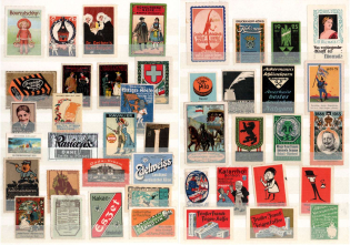 Germany, Collection of Cinderellas, Non-Postal, Labels