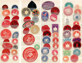 Germany, Collection of Cinderellas, Non-Postal, Labels