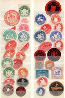 Germany, Stock of Cinderellas, Non-Postal, Labels