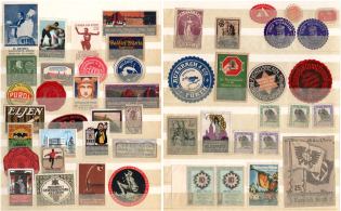 Germany, Collection of Cinderellas, Non-Postal, Labels