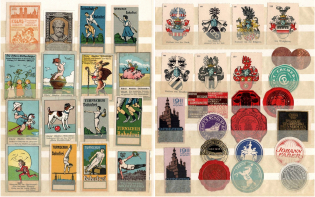 Germany, Collection of Cinderellas, Non-Postal, Labels