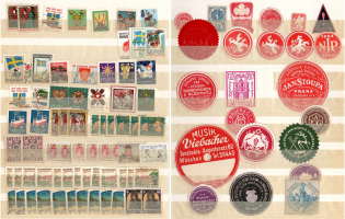 Germany, Collection of Cinderellas, Non-Postal, Labels