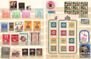 Germany, Collection of Cinderellas, Non-Postal, Labels