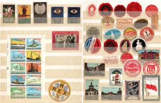 Germany, Collection of Cinderellas, Non-Postal, Labels