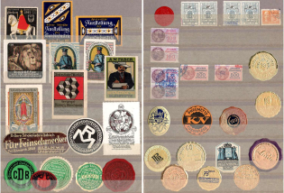 Germany, Collection of Cinderellas, Non-Postal, Labels