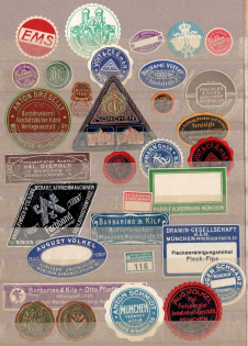 Germany, Collection of Cinderellas, Non-Postal, Labels