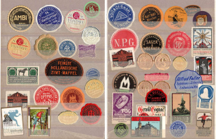 Germany, Collection of Cinderellas, Non-Postal, Labels