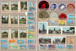 Germany, Collection of Cinderellas, Non-Postal, Labels