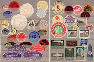 Germany, Collection of Cinderellas, Non-Postal, Labels