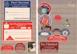 Germany, Collection of Cinderellas, Non-Postal, Labels