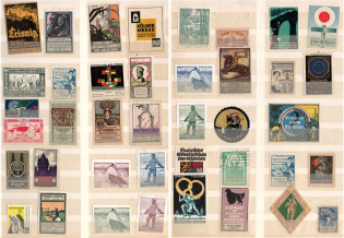 Germany, Collection of Cinderellas, Non-Postal, Labels