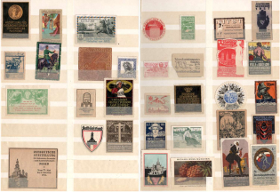 Germany, Collection of Cinderellas, Non-Postal, Labels