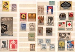 Germany, Collection of Cinderellas, Non-Postal, Labels