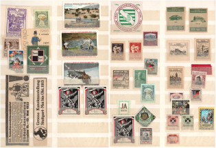 Germany, Collection of Cinderellas, Non-Postal, Labels