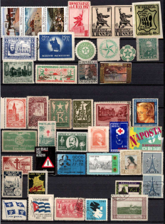 Germany, Europe and Overseas, Collection of Cinderellas, Non-Postal, Labels