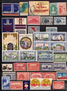 Germany, Europe and Overseas, Collection of Cinderellas, Non-Postal, Labels