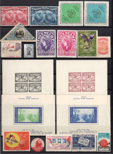 Germany, Europe and Overseas, Collection of Cinderellas, Non-Postal, Labels