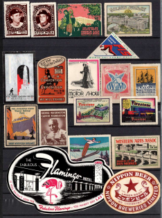 Germany, Europe and Overseas, Collection of Cinderellas, Non-Postal, Labels