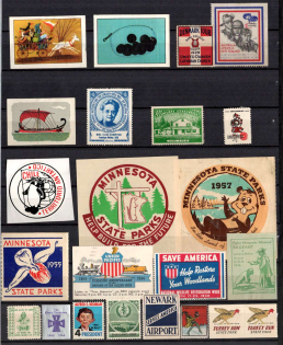 Germany, Europe and Overseas, Collection of Cinderellas, Non-Postal, Labels