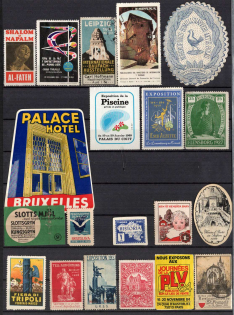 Germany, Europe and Overseas, Collection of Cinderellas, Non-Postal, Labels
