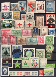Germany, Europe and Overseas, Collection of Cinderellas, Non-Postal, Labels