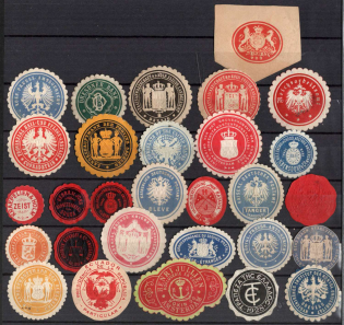 Germany, Europe and Overseas, Collection of Cinderellas, Non-Postal, Labels