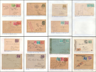 1919-28 Czechoslovakia, Collection of Rare and Valuable Covers and Postcards