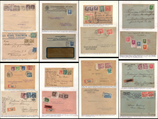 1921-29 Czechoslovakia, Collection of Rare and Valuable Covers and Postcards