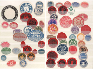 Export and Wholesale Company, Glass Factory, Companies and Brands Private Seals, Stock, Germany, Rare