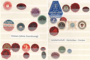 Gardening and Farming Companies, Companies and Brands Private Seals, Stock, Germany, Rare