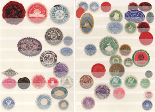 Companies and Brands Private Seals, Stock, Germany, Rare