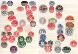 Dental Cabinet, Barmen, Companies and Brands Private Seals, Stock, Germany, Rare