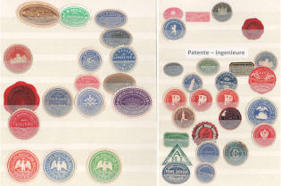 Engineers, Patents, Book Reviewer, Companies and Brands Private Seals, Stock, Germany, Rare