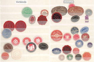 Associations Factories, Perfumery, Drugs, Companies and Brands Private Seals, Stock, Germany, Rare