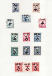 1938 Czechoslovakia, Local Overprints