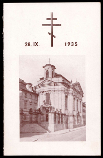 1935 (28 Sept) Czechoslovakia, 'Czech Orthodox Church', Commemorative Booklet (Cancellations)
