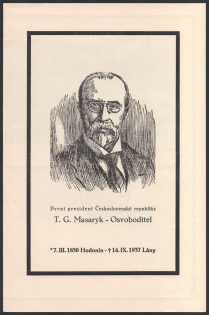 1937 (21Sept) Czechoslovakia, 'The Sadness of Czechoslovakia', Commemorative Booklet (Cancellations)
