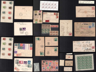 Germany, Collection of Covers, Postcards and Full Sheet