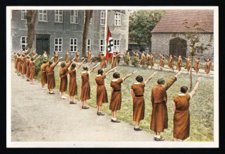 'Germany Awakes' Series NSDAP Label Mini Poster, Nazi Propaganda, Germany