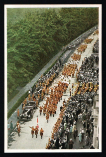 'Germany Awakes' Series NSDAP Label Mini Poster, Nazi Propaganda, Germany