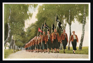 'Germany Awakes' Series NSDAP Label Mini Poster, Nazi Propaganda, Germany