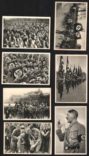 'Germany Awakes' Series NSDAP Label Mini Posters, Nazi Propaganda, Collection, Germany