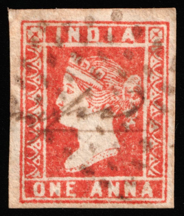 1854 1a East India, British Colonies (SG 14, Canceled, CV $120)