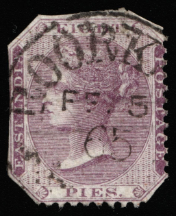 1860 8a East India, British Colonies (SG 53, Canceled, CV $30)