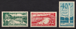 1936 Danzig Gdansk, Germany (Mi. 259 - 261, Full Set, CV $30, MNH)